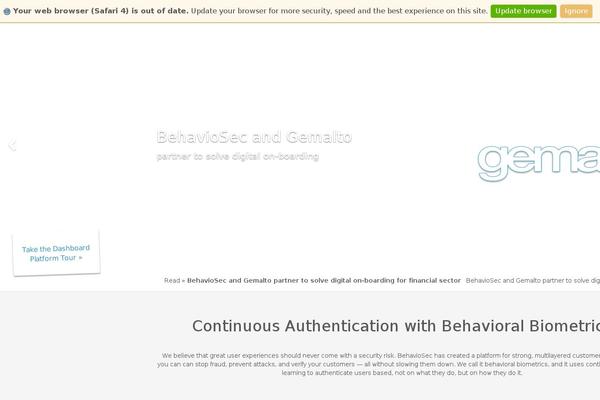 behaviosec.com site used Behaviosec