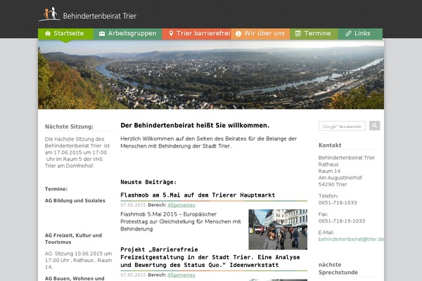 WordPress website example screenshot