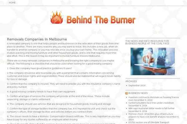 behindtheburner.com site used Invisible Assassin