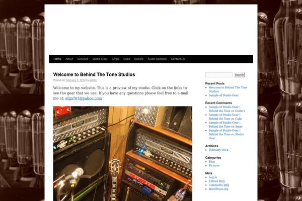 Twenty Ten theme site design template sample