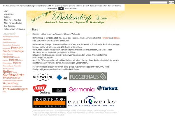 behlendoerp.de site used Gold-pot-theme