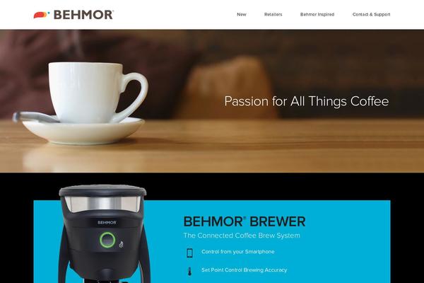 behmor.com site used Behmor