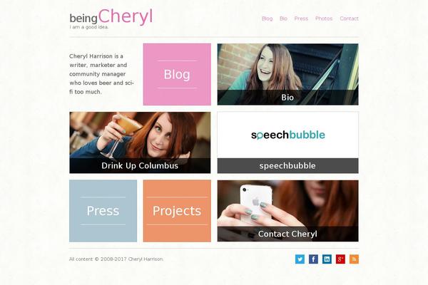 beingcheryl.com site used Cherylicious