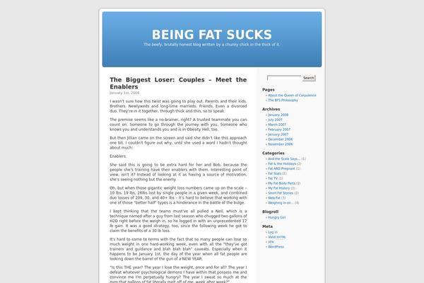 Default theme site design template sample