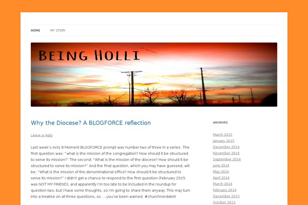 Twenty Twelve theme site design template sample
