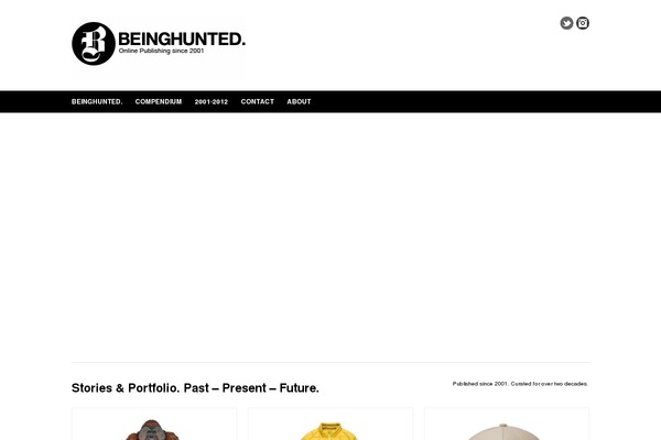 beinghunted.de site used Pinpoint