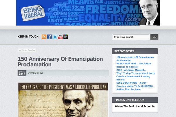 WordPress website example screenshot