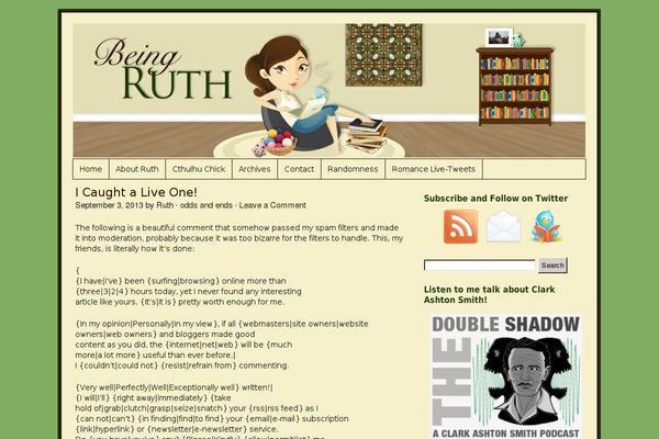 beingruth.com site used Arkhamarchivist