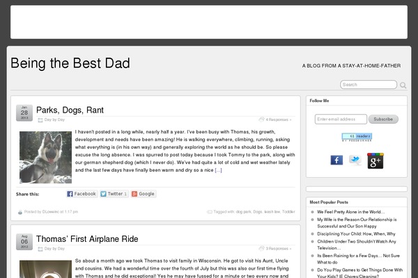 WordPress website example screenshot