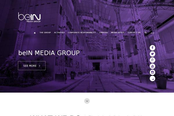 beinmediagroup.com site used Beincustom