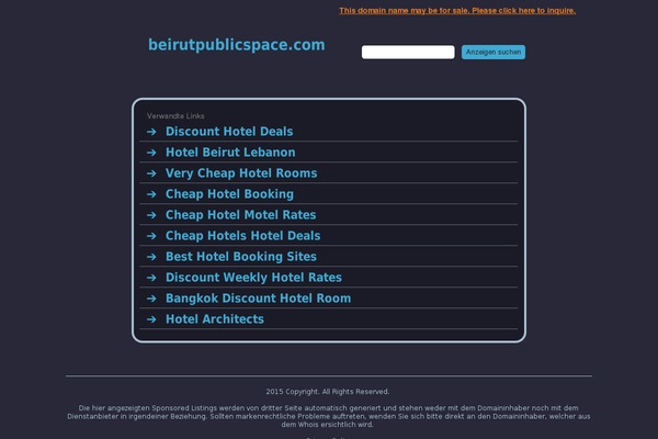 beirutpublicspace.com site used Memorable