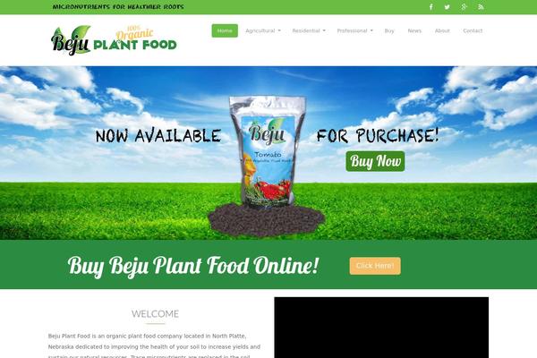 OrganicFood theme site design template sample