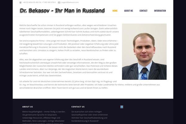 WordPress website example screenshot