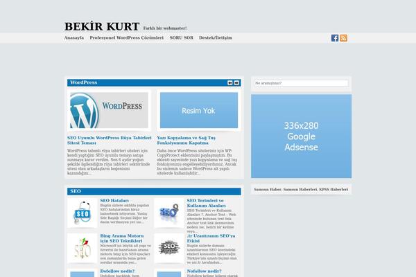 WordPress website example screenshot