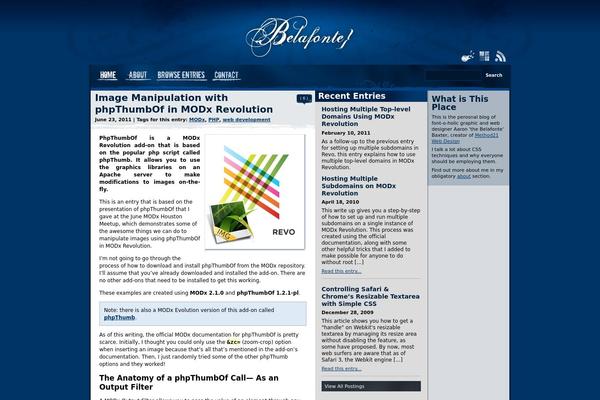 belafontecode.com site used Belafontecode