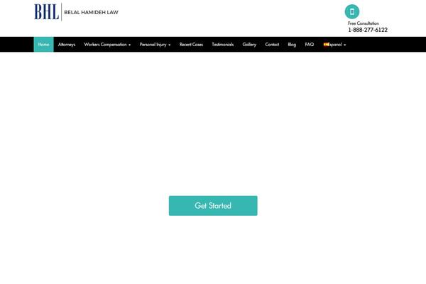belalhamidehlaw.com site used Wordpress-shuttle