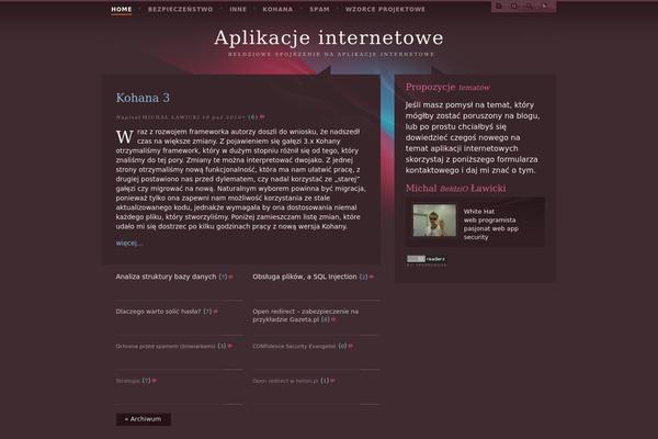 Agregado theme site design template sample