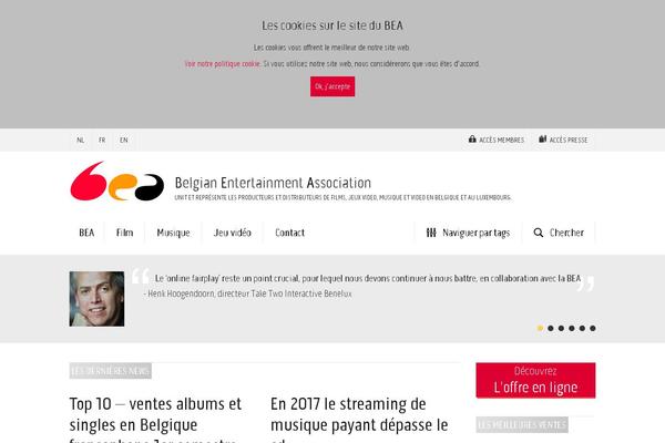 belgianentertainment.be site used Bea