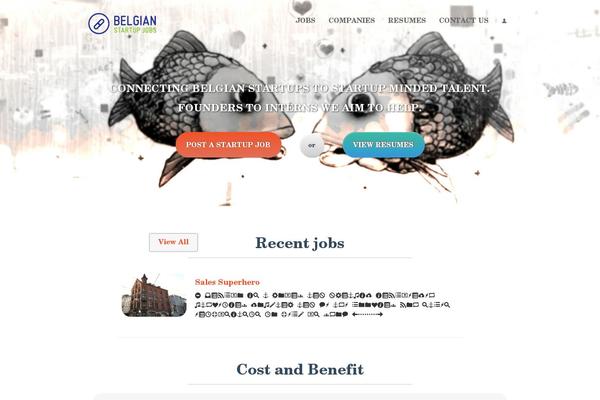 belgianstartupjobs.com site used Jobengine