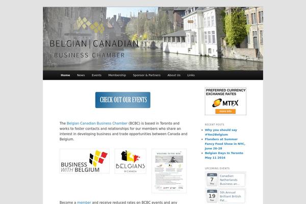 belgiumconnect.com site used Twenty Eleven