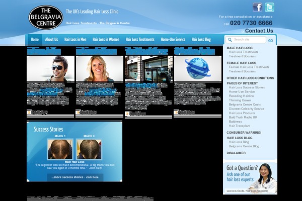 belgravia theme websites examples