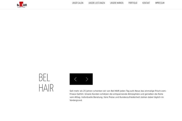 Blackair theme site design template sample