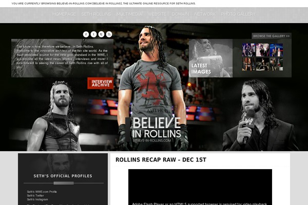 believe-in-rollins.com site used Sethpaintred