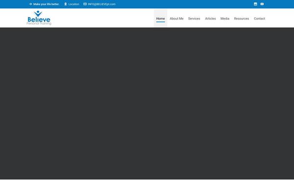 WordPress website example screenshot