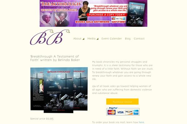 belindabaker.org site used Belindabaker