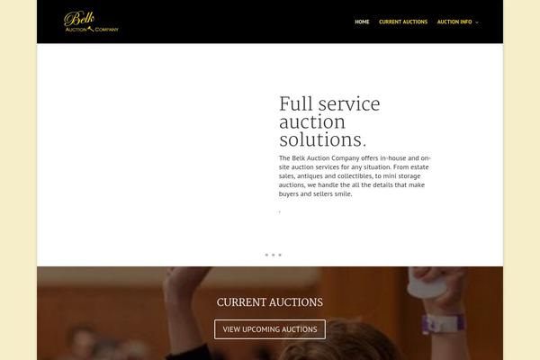 Divi theme site design template sample