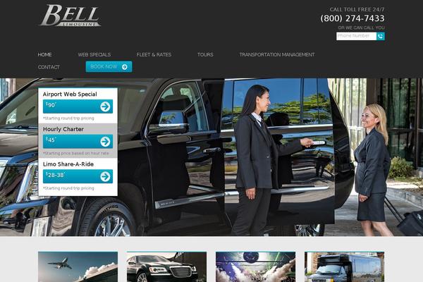 bell-limousine theme websites examples