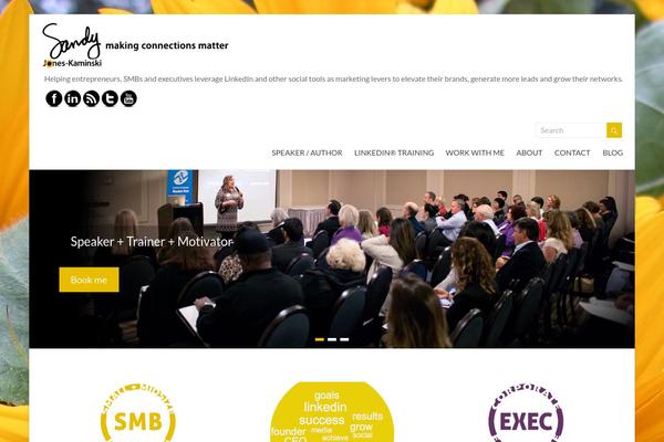 Spacious theme site design template sample