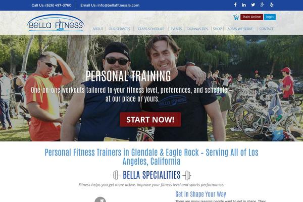 bellafitnessla.com site used Bellafitnessla