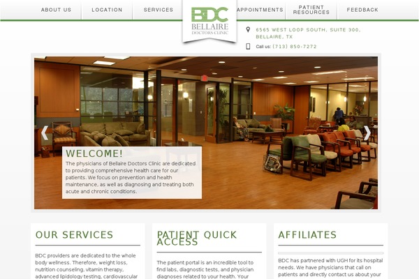 Bdc theme site design template sample