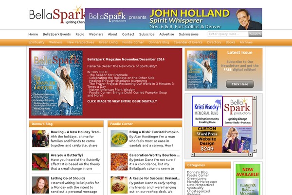 bellasparkmagazine.com site used Bellaspark