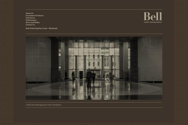Bell theme site design template sample