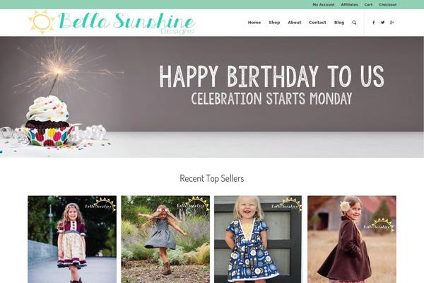 Enfold theme site design template sample