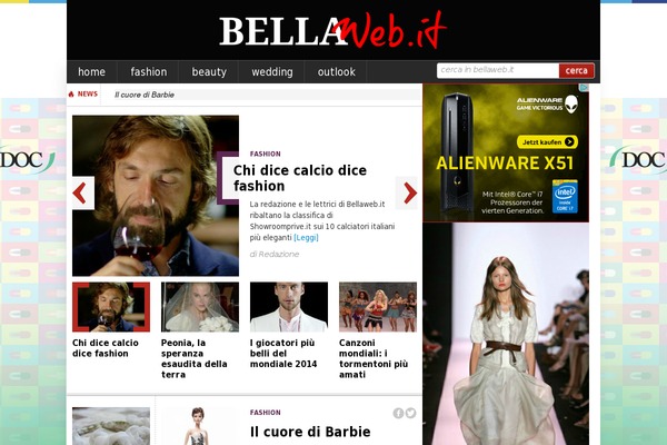 Bella theme site design template sample