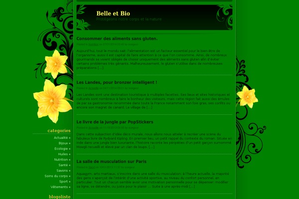 belle-et-bio.com site used daffodil
