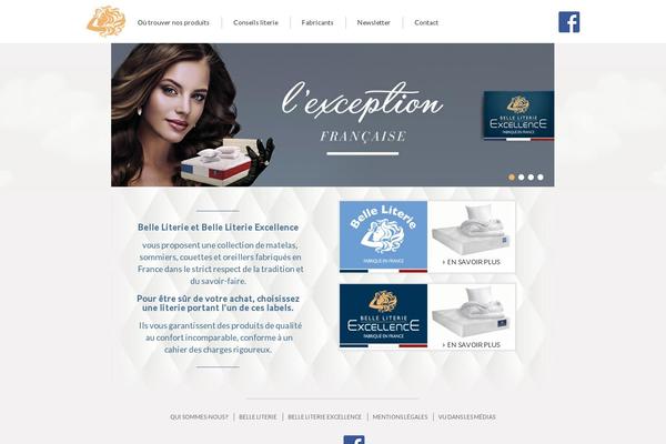 belle-literie.com site used Extene-minimal-theme