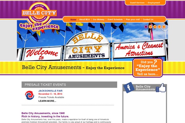 bellecityamusements.com site used Bellecity