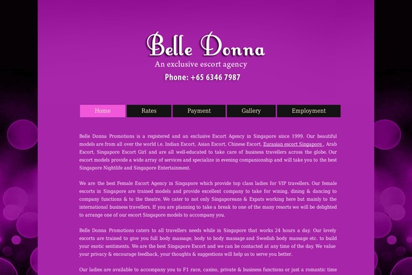 belledonna.co site used Belledonna