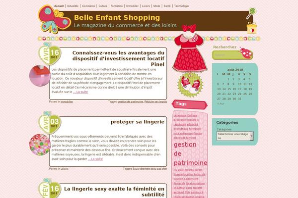 belleenfantshop.com site used It's a Girl