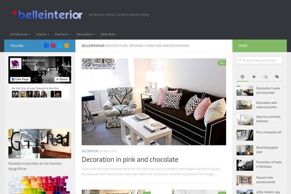 Hueman theme site design template sample