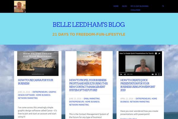 belleleedham.com site used Kalatu-alex