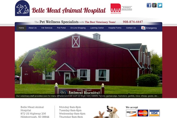 bellemeadanimalhospital.com site used Bamh