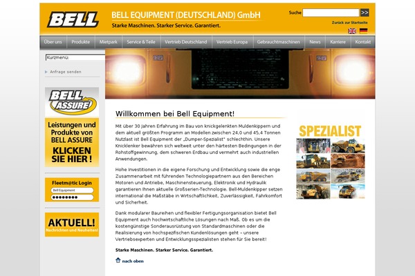 bellequipment.de site used Bellequipment