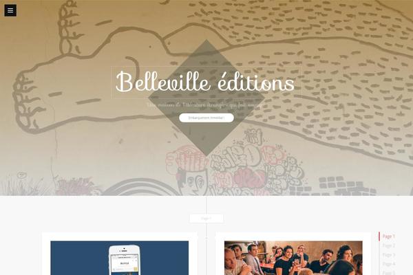 belleville-editions.com site used Dw-timeline-pro