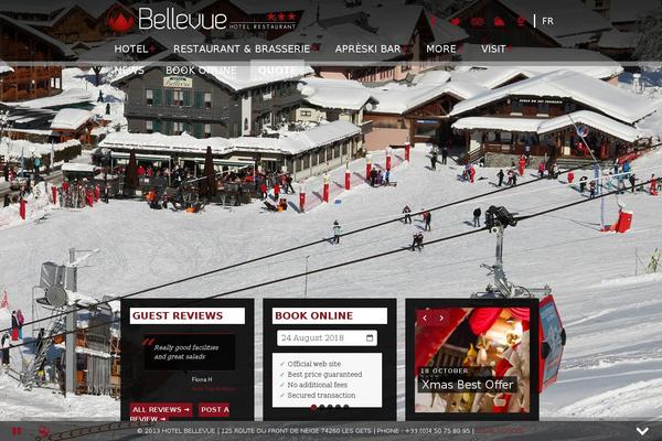 Bellevue theme site design template sample
