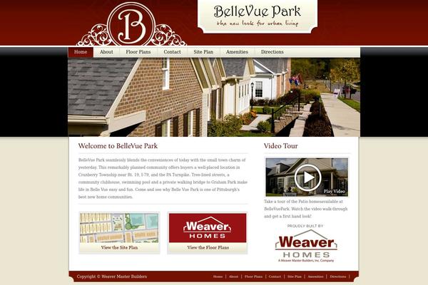 Bellevue theme site design template sample